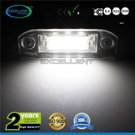 Volvo LED License Plate Light-B