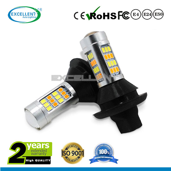 1156/1157 36W 3030SMD Canbus DRL and Turning Light(Dual Color)