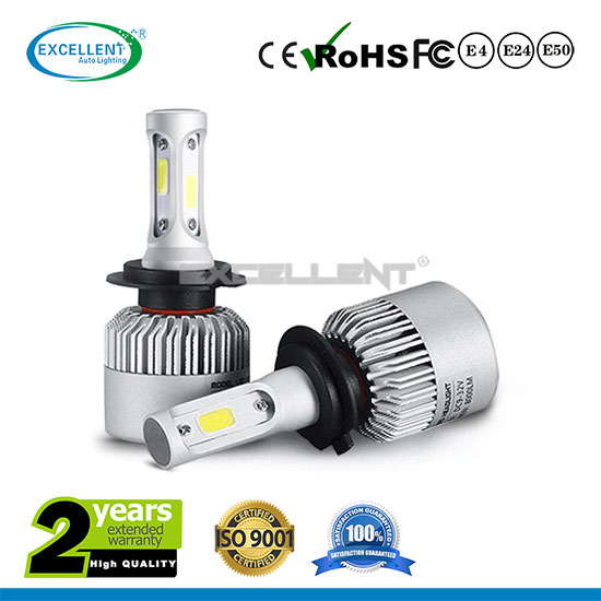 S2 72W 8000lm COB LED Headlight Kit
