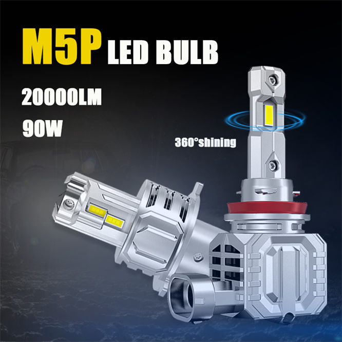 M5P 90W 20000lm H/L H4 LED Headlight H13 9004 9007