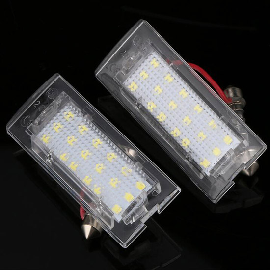 BMW E53(X5) LED License Plate Light with festoon socket