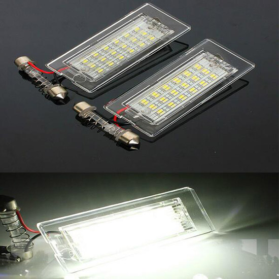 BMW E53(X5) LED License Plate Light with festoon socket