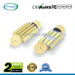 C5W 6 7020SMD Canbus(Gold Aluminum)