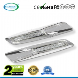 BMW LED Silver Chromed Sidemarker(clear len)