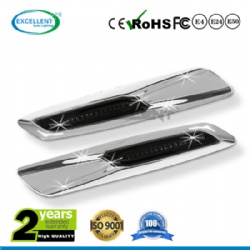 BMW LED Silver Chromed Sidemarker(Grey len)