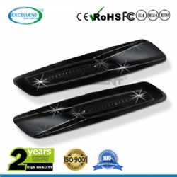 BMW LED Glossy black chromed Sidemarker               (Grey len)