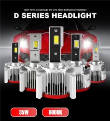 A2 D1S D2S D3S 35W Canbus LED Headlight 5800lm D4S D5S D8S Xenon Headlight Bulb